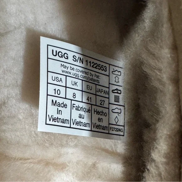 UGG TAZZ PLATFORM SLIPPER CLOGS MULES - ANTILOPE - SZ - 10 .US